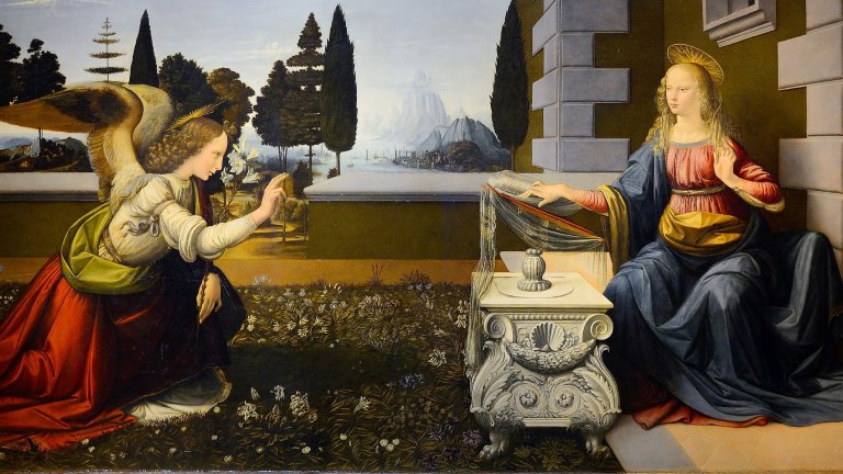 Leonardo da Vinci: Annunciazione