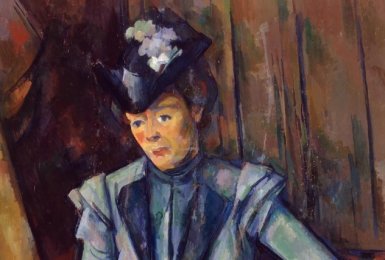 Paul Cézanne: Woman in Blue