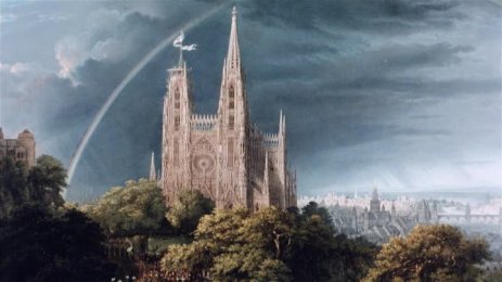 Karl Friedrich Schinkel: Medieval City on the Banks of a River